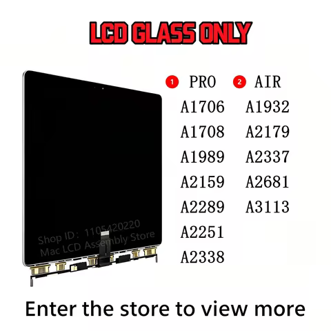 Retina LCD Screen Display Replacement For MacBook Air Pro A2681 A3113 A2338 A2337 A2179 A1989 A1932