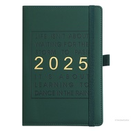 2025 Daily Planner Notebook นัดหมายรายวัน Book Planner สำหรับของขวัญวันเกิดของขวัญปีใหม่ HR1-TH