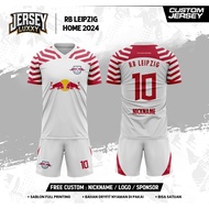 RED BULL LE1PZIG H0ME 2024 football Jersey Full printing Free custom name, number for adults and chi