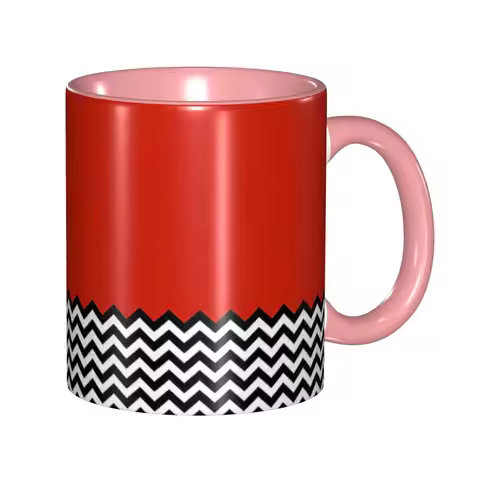 Black Lodge Twin Peaks Inspired Graphic Mug Funny Ceramic Coffee Cups Tea Mugs Milk Cup Drinkware Gi