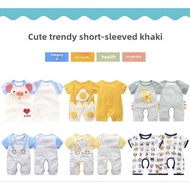 2 Pieces 0-36 Months Baby Clothes Newborn Baby Jumpsuits Newborn Baby Clothes Full Moon Crawling Clo