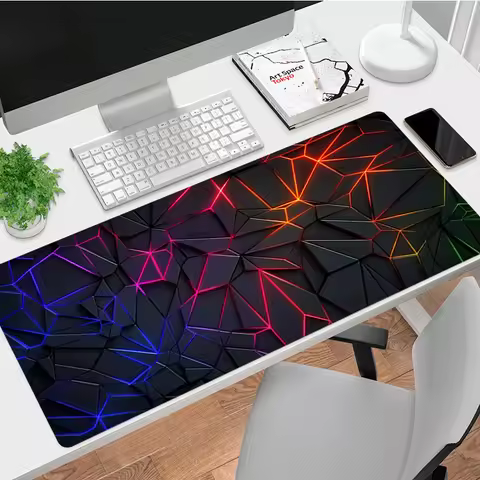 Computer Mouse Pad Gaming Accessories Large Mause Pad Sense of Science and Technology Printing Deskm