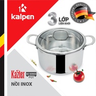 KAIYO 3-layer seamless 304 stainless steel pot 18cm 20cm 24cm II Kalpen Kazler KZ18 / KZ20 / KZ24 / 