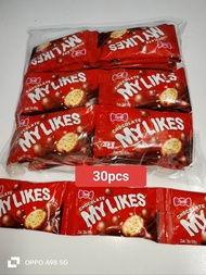 my likes chocolate wafer balls 30pcs good for loot bag filler giveaway