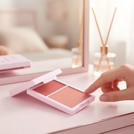 Lakerain :,,,,,  Lakerain Blush Stick: Krim & Serbuk Pic, Tahan Lama, Pigmen Tinggi, Kemasan Licin, 