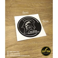 Kojima PRODUCTION logo resin sticker emblem
