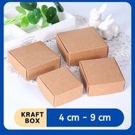 25pcs Kraft box Cardboard Jewelry Candy Wedding Gift Boxes Handmade Soap Box Party Supplies Kraft Paper Box