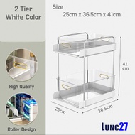High Quality 2/3/5 Tier Transparent Trolley Storage / Skin Care Cosmetic facial mask storage Rack with roller