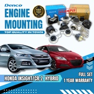 DENCO - HONDA CRZ / INSIGHT  - INSULATOR KIT ENGINE MOUNTING set
