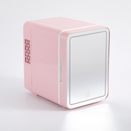 4L Mini Mirror Refrigerator Portable Household and Car Dual-purpose Fridge Dormitory Cosmetic Cold S