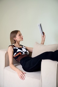 DEARDARLING LETTERS TANK TOP เสื้อกล้ามผ้าทอลาย คอตตอน100%