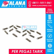 Per Pegas Tarik Kawat 0,4mm Od 6mm Panjang 20 - 25mm Stainless