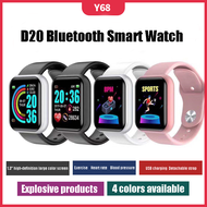 【เรือจากประเทศไทย/COD】ของแท้ 100% Y68 Smartwatch D20 นาฬิกาอัจฉริยะ นาฬิกาบลูทูธ จอทัสกรีน IOS Android สมาร์ทวอท นาฬิกาข้อมือ นาฬิกา นาฬิกาผู้ชาย นาฬิ