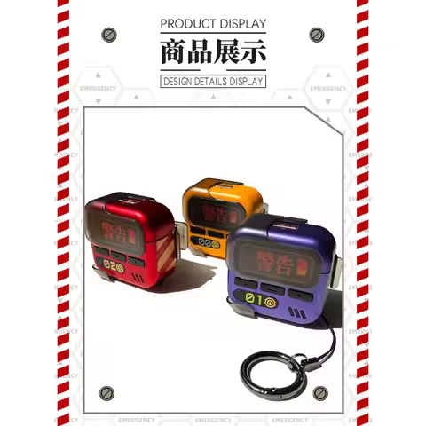 Neon Genesis Evangelion Headset Case EVA Asuka AirPods 4th Generation Case Warrior Protective Case E