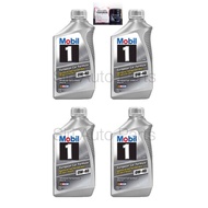 Mobil1 0W-40FS Fully Synthetic Engine Oil 4 Qt (3.78liter) Toyota Filter 90915-YZZE1