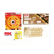 [ HONDA WAVE 125/FUTURE/DASH 125/WAVE 100R ] RK GS428KLO O-RING CHAIN & SSS 428 FRONT SPKT &STT 428 