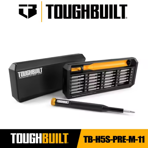 TOUGHBUILT TB-H5S-PRE-M-11 24-bit Precision Multi-Bit Driver Case Precision Screwdriver Set Hand Too