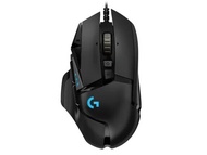 (G502 HERO) MOUSE (เมาส์) LOGITECH 25600DPI ไฟRGB USB 2.0 Type-A สายยาว 2.10 M. (มี 2 สี KDA | BLACK)ประกัน 2 ปี ของแท้