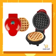 CASA CART Mesin Pancake Pembuat Wafel Elektrik Mini Sarapan Tidak Melekat Dapur Isi Rumah Penggunaan Mudah