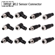 BEEYE M12 Sensor Connector, Sensor Plug Connector M12 Aviation Plug, PG7 Power Adapte M12 Sensor Cab