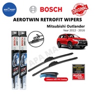 Bosch Aerotwin Retrofit U Hook Wiper Set for Mitsubishi Outlander RE (Year 2012-2016)(26"/18")