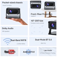 4K Ultra HD 8500 Lumens High HD Led Projector Mini Projector Wireless Smart Projector Home Projector