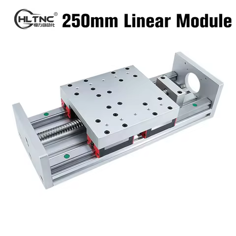 250MM Effective Length Stroke CNC Linear module Sliding Table XYZ Axis Cross Slide Linear Stage SFU1