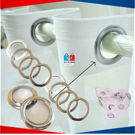Grommet rings / Curtain rings sold per 8 or 5 ring holes