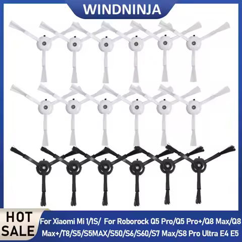 For Xiaomi Mi 1/1S Side Brush Parts For Roborock T8/Q5 Pro/Q5 Pro+/Q8 Max/Q8 Max+/S5/S5MAX/S50/S6/S6