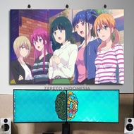 Waifu The Cafe Terrace And Its Goddesses 45X30 Multi Panel Boys Room Decoration | Zepeto Indonesia| 