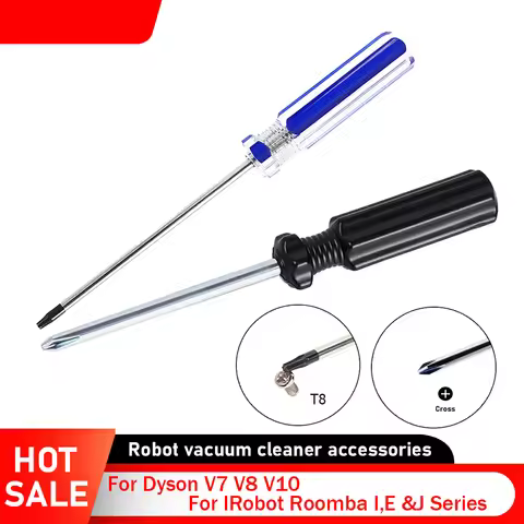 T8 / Cross Screwdriver for Vacuum Cleaner Part Repair Tools for Dyson V7 V8 V10 / IRobot Roomba I,E 