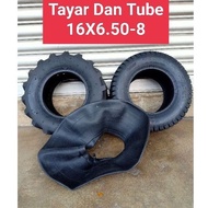 Tyre Tube Golf Car Mini Tractor 16X6.50-8 Tayar Tuib Kereta Golf Mini Kobuta 16X6.50-8