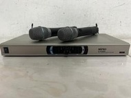 台灣嘉強 MIPRO MR 9C 雙頻道UHF 無線麥克風 有2隻手握