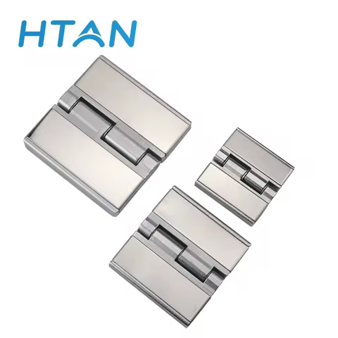 Zinc Alloy Hinges, Stainless Steel Cover Plates Industrial Electrical Control Cabinet Hinges Heavy-D