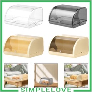 [Simple] SiaBiced Bread Box Bread Bin Holder Counter Storage Multipurpose Bread Bin with Roll Lid