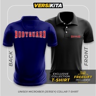 BODYGUARD  (XS-5XL) Jersey Collar Short Sleeves T-Shirt / Security Uniform/ Baju Murah Harga Borong