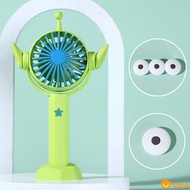 Cartoon Portable Usb Rechargeable Fan Strong Wind Mini Cooling Fan For Baby Table Fan (tata.sg)