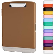 Piasoenc Clipboard with Storage, 8.5 x 11 Organization Box with Pen Holder and A4 Legal Paper Folder