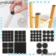 YNATURAL 1/4/9/16PCS Floor Protectors Bottom Caps Square Round Anti-slip Mat Table Feet Covers