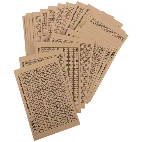 Box Stickers 5000 Euros Money Saving Challenge Sheets Piggy Bank Tracker Budget Planner Sticker Digi