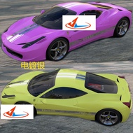 Ferrari Italia458 Car Sticker Garland Electroplating Film Decoration F360/629/430 Sports Car Sticker