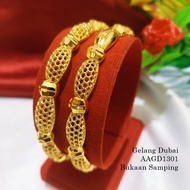 Bagnle / Gelang Dubai India Model BUkaan Samping / Gelang Emas terbaru 2022 AAGD1301