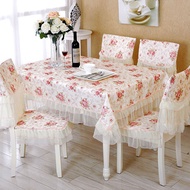 alas meja makan 8 kerusi alas meja makan 6 kerusi KI9S Fabric Romantic Lace Coffee Table Multi-Purpo