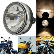 Universal 7" 12V Motorcycle Round Headlight Head Lamp for HONDA Hornet CB400 CB500 CB600 CB1300 VTR2