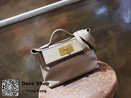 Hermes Etoupe/Gold mini 2424
大象灰 金扣