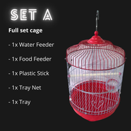 MPT Round Iron Cage Sangkar Besi Bulat Burung Sangkar Burung Baji Budgie Cage Bird Cage Sangkar Buru