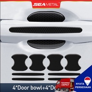 stiker carbon handle pintu mobil honda stiker pengaman handle pintu mobil stiker mobil honda jazz br