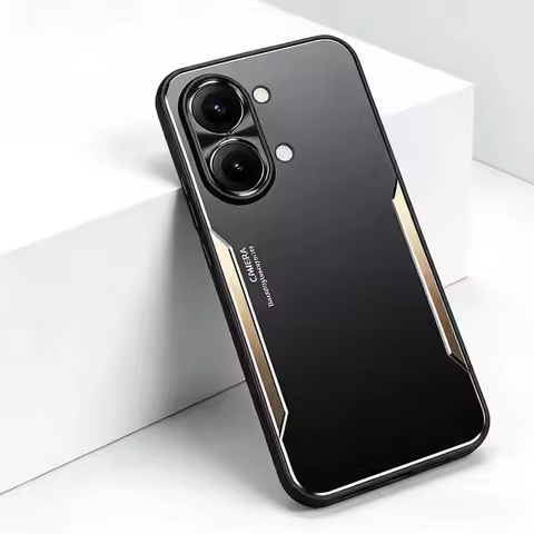 For POCO X8 Pro Max X8 Pro X7 Pro Case Business Matte Aluminum Alloy Stand Cover MI Poco Shockproof 