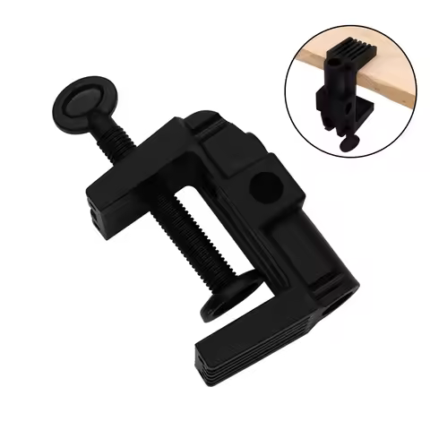 4.72*1.77*1.38 Inch Bracket Clamp 1- 52mm Plastic Desk Lamp Clipfor Microphone Cantilever Bracket Au