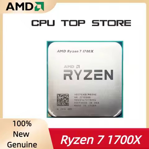 AMD Ryzen 7 1700X R7 1700X 3.4 GHz Eight-Core CPU Processor YD170XBCM88AE Socket AM4